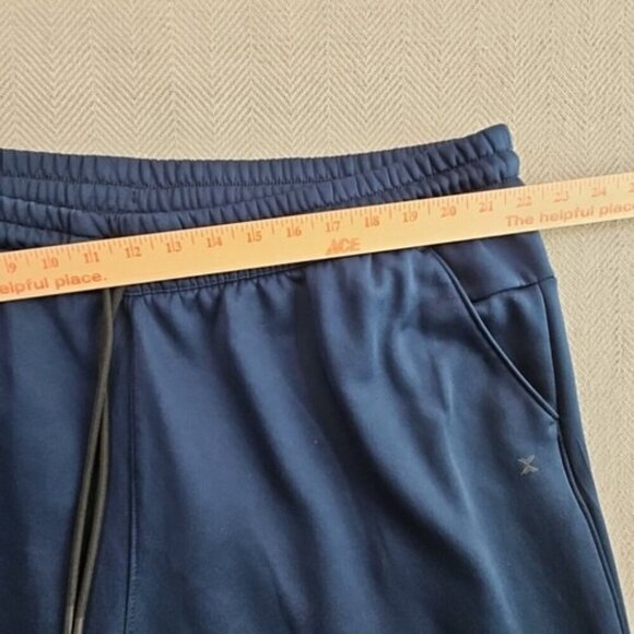 Xersion Quick-Dri Fleece Pant Men's 3XLT Navy Jogger Drawstring EUC LNC 3 Pocket - Picture 3 of 11